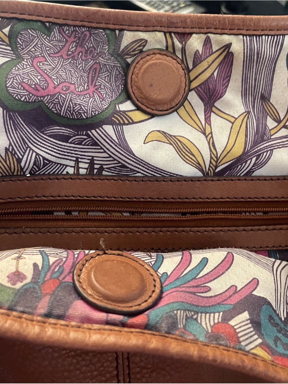 Brown Leather Shoulder Bag | The Sak | Vintage - Picture 8 of 9